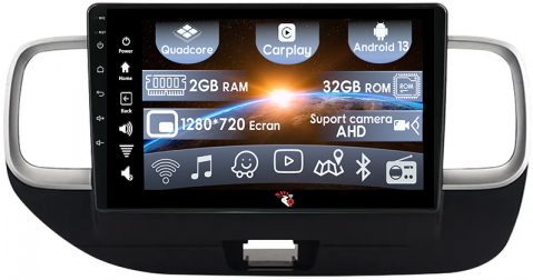 Venue 2019-2020 - (Resigilata) Navigatie dedicata Hyundai Venue 2019-2020, 2GB RAM 32GB ROM, Quad Core, Display 9" IPS Full HD, Carplay, Android 13, Bluetooth, Magazin Play, Suport camere AHD