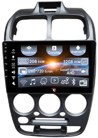 Navigatii Dedicate - (Resigilata) Navigatie dedicata Hyundai Verna 1999, 2GB RAM 32GB ROM, Quad Core, Display 9" IPS Full HD, Carplay, Android 13, Bluetooth, Magazin Play, Suport camere AHD