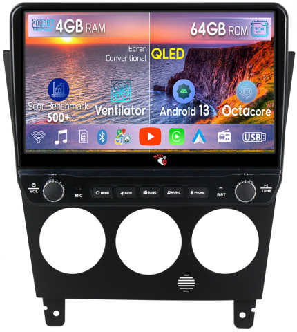 Subaru - Navigatie dedicata Impreza 2002-2007 cu butoane rotative model 2024, 4 GB RAM 64 ROM, Quadcore, Android 13, Display QLED, 9", DSP, Carplay, Android Auto, Internet, Youtube , Waze ,