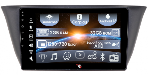 Iveco - (Resigilata) Navigatie dedicata Iveco Klen, RV, 2GB RAM 32GB ROM, Quad Core, Display 9" IPS Full HD, Carplay, Android 13, Bluetooth, Magazin Play, Suport camere AHD
