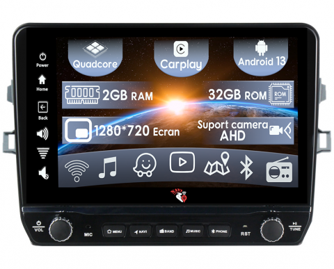 Corolla 2006-2013 - Navigatie dedicata Corolla 2000-2004 cu butoane rotative model 2024, 9 Inch, 2GB RAM 32GB ROM, Quadcore, Android 13, WiFi, Bluetooth, Magazin Play