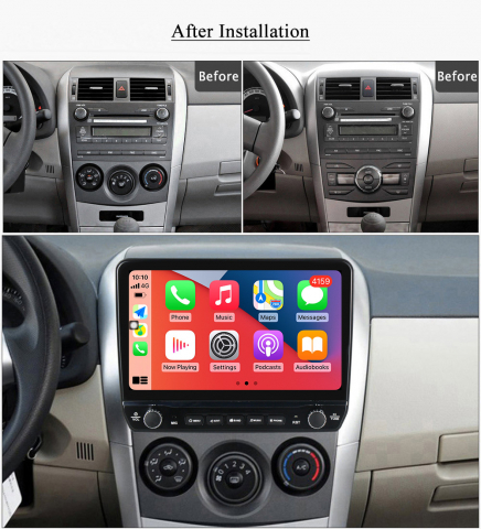 Navigatie dedicata Corolla 2000-2004 cu butoane rotative model 2024, 9 Inch, 2GB RAM 32GB ROM, Quadcore, Android 13, WiFi, Bluetooth, Magazin Play [4]