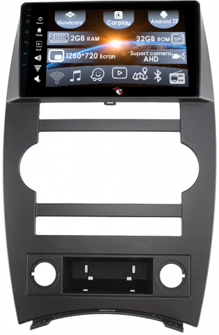 Navigatii 2GB RAM - (Resigilata) Navigatie dedicata Jeep Commander 2007-2008, 2GB RAM 32GB ROM, Quad Core, Display 9" IPS Full HD, Carplay, Android 13, Bluetooth, Magazin Play, Suport camere AHD
