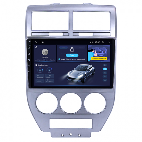 (Resigilata) Navigatie dedicata Jeep Compass 2007-2009, 2GB RAM 32GB ROM, Quad Core, Display 10" IPS Full HD, Carplay, Android 13, Bluetooth, Magazin Play, Suport camere AHD [8]