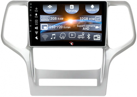 Grand Cherokee 2010-2013 - (Resigilata) Navigatie dedicata Jeep Grand Cherokee 2010-2013, 2GB RAM 32GB ROM, Quad Core, Display 9" IPS Full HD, Carplay, Android 13, Bluetooth, Magazin Play, Suport camere AHD