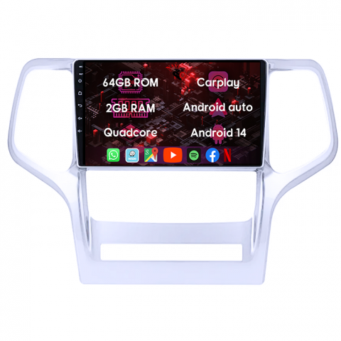 (Resigilata) Navigatie dedicata Jeep Grand Cherokee 2010-2013, 2GB RAM 32GB ROM, Quad Core, Display 9" IPS Full HD, Carplay, Android 13, Bluetooth, Magazin Play, Suport camere AHD [5]
