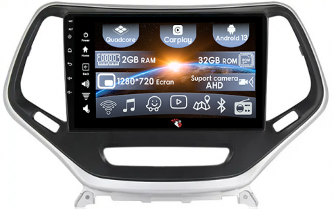Grand Cherokee 2010-2013 - (Resigilata) Navigatie dedicata Jeep Grand Cherokee 2014-2018, 2GB RAM 32GB ROM, Quad Core, Display 10.25" IPS Full HD, Carplay, Android 13, Bluetooth, Magazin Play, Suport camere AHD