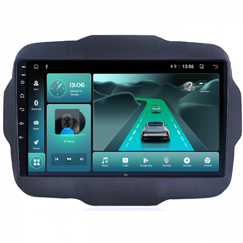 (Resigilata) Navigatie dedicata Jeep Renegade 2016-2018, 2GB RAM 32GB ROM, Quad Core, Display 9" IPS Full HD, Carplay, Android 13, Bluetooth, Magazin Play, Suport camere AHD [5]