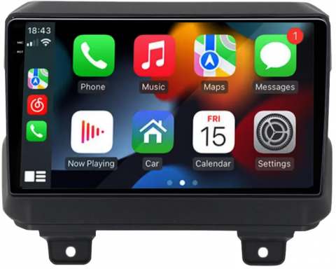 Navigatie dedicata Jeep Wrangler 2018-2019, 12GB RAM 256GB ROM, Android 13, Rezolutie 2K, Display QLED, 9", DSP, Carplay, Android Auto, Internet, Youtube, Waze, Wi Fi, USB [1]
