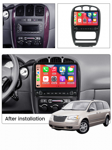 Navigatie dedicata Dodge Caravan 2000-2007 cu butoane rotative model 2024, 10 Inch, 2GB RAM 32GB ROM, Quadcore, Android 13, WiFi, Bluetooth, Magazin Play [3]