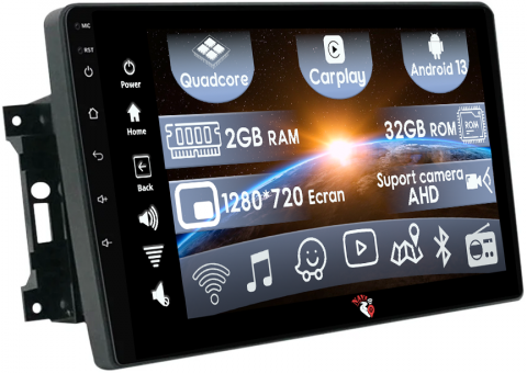 Navigatii 2GB RAM - (Resigilata) Navigatie dedicata Jeep Wrangler Rubicon 2008-2010, 2GB RAM 32GB ROM, Quad Core, Display 10" IPS Full HD, Carplay, Android 13, Bluetooth, Magazin Play, Suport camere AHD