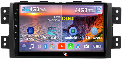 Kia - Navigatie dedicata KIA Borrego Mohave 2008-2012, 4GB RAM 64GB ROM, Octacore, Android 13, Display QLED 9", DSP, Carplay, Android Auto, Internet, Youtube, Waze, WIFI, Bluetooth