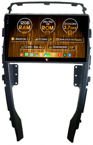Suzuki - Navigatie dedicata Suzuki Liana A6 2014-2015, 12GB RAM 256GB ROM, Android 13, Rezolutie 2K, Display QLED, 9", DSP, Carplay, Android Auto, Internet, Youtube, Waze, Wi Fi, USB