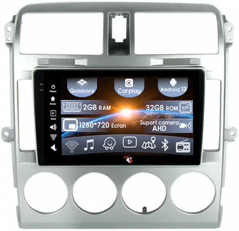 Navigatii 2GB RAM - (Resigilata) Navigatie dedicata KIA Carnival 2002-2006, 2GB RAM 32GB ROM, Quad Core, Display 9" IPS Full HD, Carplay, Android 13, Bluetooth, Magazin Play, Suport camere AHD