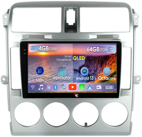 Kia - Navigatie dedicata KIA Carnival 2002-2006, 4GB RAM 64GB ROM, Octacore, Android 13, Display QLED 9", DSP, Carplay, Android Auto, Internet, Youtube, Waze, WIFI, Bluetooth