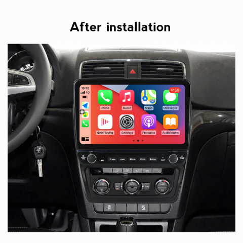 Navigatie dedicata Yeti 5L 2009-2014 cu butoane rotative model 2024, 9 Inch, 2GB RAM 32GB ROM, Quadcore, Android 13, WiFi, Bluetooth, Magazin Play [2]