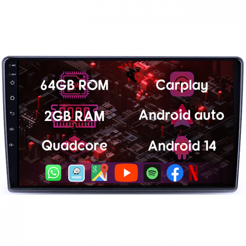 (Resigilata) Navigatie dedicata Kia Ceed 2006-2012, 2GB RAM 32GB ROM, Quad Core, Display 9" IPS Full HD, Carplay, Android 13, Bluetooth, Magazin Play, Suport camere AHD [8]