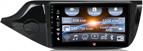 Kia - (Resigilata) Navigatie dedicata Kia Ceed ( 2012 - 2020 ), 2GB RAM 32GB ROM, Quad Core, Display 9" IPS Full HD, Carplay, Android 13, Bluetooth, Magazin Play, Suport camere AHD
