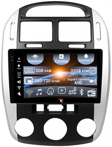 Cerato 2004-2008 - (Resigilata) Navigatie dedicata Kia Cerato 2004-2008, 2GB RAM 32GB ROM, Quad Core, Display 9" IPS Full HD, Carplay, Android 13, Bluetooth, Magazin Play, Suport camere AHD