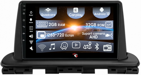 Kia Cerato 2018-2021 - (Resigilata) Navigatie dedicata Kia Cerato 2018-2021, 2GB RAM 32GB ROM, Quad Core, Display 9" IPS Full HD, Carplay, Android 13, Bluetooth, Magazin Play, Suport camere AHD