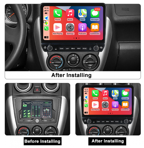 Navigatie dedicata 1DIN For LADA Granta 2011-2018 cu butoane rotative model 2024, 9 Inch, 2GB RAM 32GB ROM, Quadcore, Android 13, WiFi, Bluetooth, Magazin Play [4]