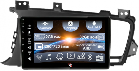 Navigatii 2GB RAM - (Resigilata) Navigatie dedicata Kia Optima 2011-2014, 2GB RAM 32GB ROM, Quad Core, Display 9" IPS Full HD, Carplay, Android 13, Bluetooth, Magazin Play, Suport camere AHD