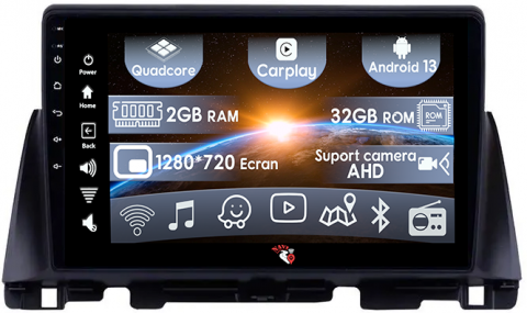 Navigatii 2GB RAM - (Resigilata) Navigatie dedicata KIA Optima 4 JF 2015-2020, 2GB RAM 32GB ROM, Quad Core, Display 10" IPS Full HD, Carplay, Android 13, Bluetooth, Magazin Play, Suport camere AHD