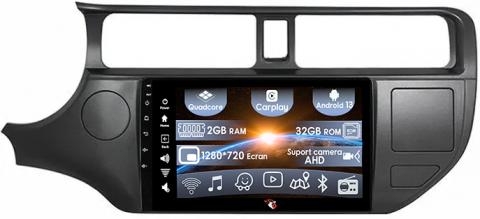 Navigatii Dedicate - (Resigilata) Navigatie dedicata Kia Rio 2011-2017, 2GB RAM 32 ROM, Android 13, Display 9",Carplay, Android Auto, Internet, Youtube , Waze , WI-FI , USB , Bluetooth , Mirrorlink