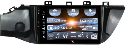RIO 2016-2019 - (Resigilata) Navigatie dedicata Kia Rio 2016-2019, 2GB RAM 32GB ROM, Quad Core, Display 9" IPS Full HD, Carplay, Android 13, Bluetooth, Magazin Play, Suport camere AHD