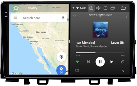 Navigatie dedicata KIA Rio 2017- 2019, 12GB RAM 256GB ROM, Android 13, Rezolutie 2K, Display QLED, 9", DSP, Carplay, Android Auto, Internet, Youtube, Waze, Wi Fi, USB [3]