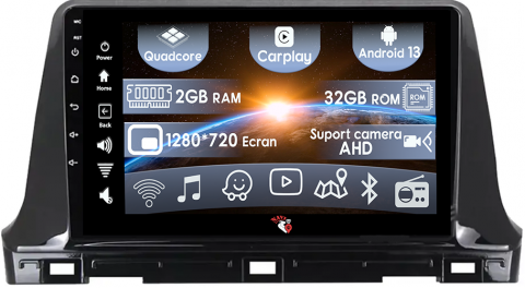 Kia - (Resigilata) Navigatie dedicata KIA Seltos 2016-2020, 2GB RAM 32GB ROM, Quad Core, Display 10" IPS Full HD, Carplay, Android 13, Bluetooth, Magazin Play, Suport camere AHD