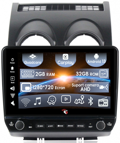 Qashqai 2006-2013 - Navigatie dedicata Qashqai 2006-2013 cu butoane rotative model 2024, 9 Inch, 2GB RAM 32GB ROM, Quadcore, Android 13, WiFi, Bluetooth, Magazin Play