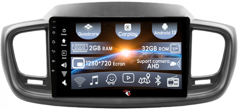 Navigatii 2GB RAM - (Resigilata) Navigatie dedicata KIA Sorento 2014-2017, 2GB RAM 32GB ROM, Quad Core, Display 10" IPS Full HD, Carplay, Android 13, Bluetooth, Magazin Play, Suport camere AHD