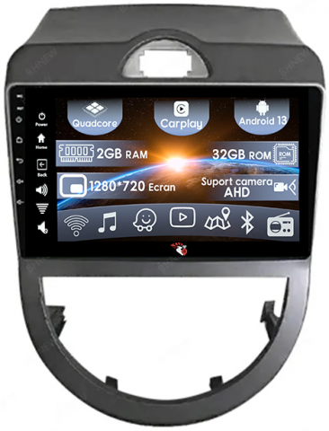 Kia - (Resigilata) Navigatie dedicata Kia Soul 2008-2011, 2GB RAM 32GB ROM, Quad Core, Display 9" IPS Full HD, Carplay, Android 13, Bluetooth, Magazin Play, Suport camere AHD