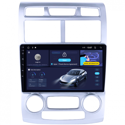 (Resigilata) Navigatie dedicata Kia Sportage 2004-2007, 2GB RAM 32GB ROM, Quad Core, Display 9" IPS Full HD, Carplay, Android 13, Bluetooth, Magazin Play, Suport camere AHD [5]