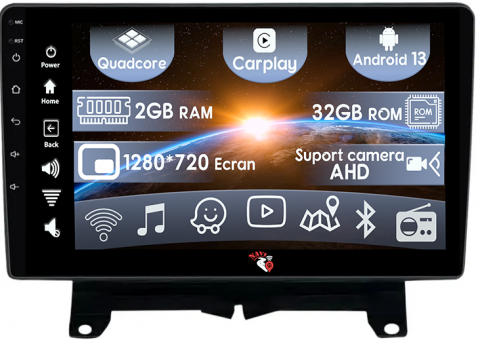 Land Rover - (Resigilata) Navigatie dedicata Land Rover /Range Rover Sport 2005-2010, 2GB RAM 32GB ROM, Quad Core, Display 9" IPS Full HD, Carplay, Android 13, Bluetooth, Magazin Play, Suport camere AHD