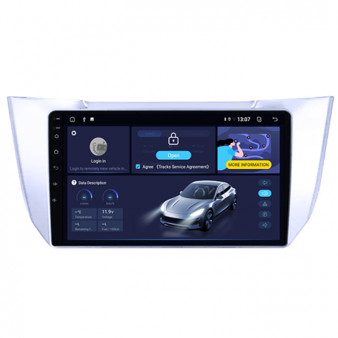 Navigatie dedicata Lexus RX300 RX330 RX350 RX400H 2003-2009, 4GB RAM 64GB ROM, Octacore, Android 14, Display QLED 10", DSP, Carplay&Android Auto, Ventilator Activ [2]