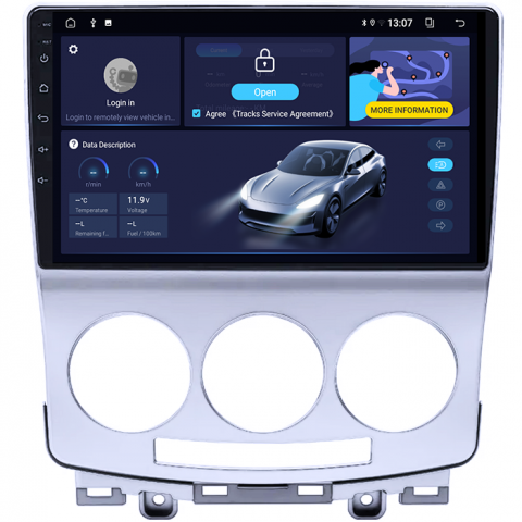 (Resigilata) Navigatie dedicata Mazda 5 2005-2010, 2GB RAM 32GB ROM, Quad Core, Display 9" IPS Full HD, Carplay, Android 13, Bluetooth, Magazin Play, Suport camere AHD [4]