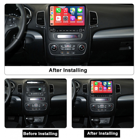 Navigatie dedicata Sorento 2013-2015 cu butoane rotative model 2024, 9 Inch, 2GB RAM 32GB ROM, Quadcore, Android 13, WiFi, Bluetooth, Magazin Play [4]