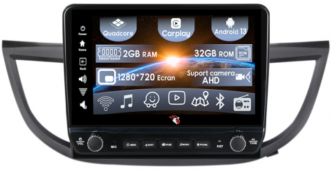 Honda - Navigatie dedicata CRV 2012-2016(AB) cu butoane rotative model 2024, 10 Inch, 2GB RAM 32GB ROM, Quadcore, Android 13, WiFi, Bluetooth, Magazin Play