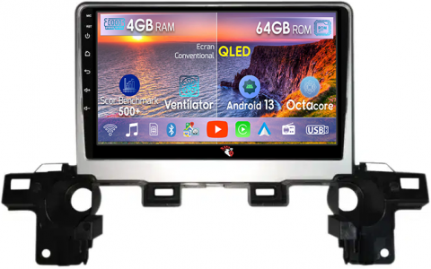 Mazda - Navigatie dedicata Mazda CX-5 2017-2018, 4GB RAM 64GB ROM, Octacore, Android 13, Display QLED 9", DSP, Carplay, Android Auto, Internet, Youtube, Waze, WIFI, Bluetooth