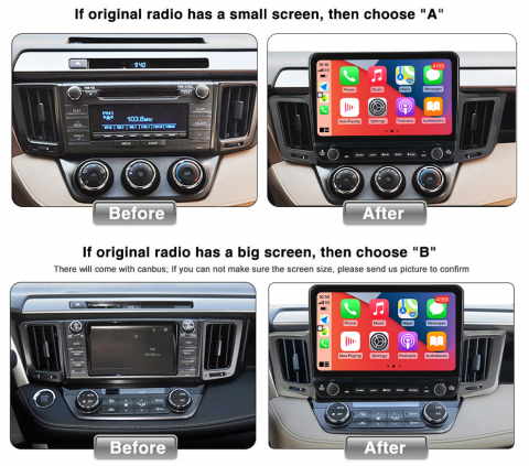 Navigatie dedicata RAV4 2012-2018 cu butoane rotative model 2024, 10 Inch, 2GB RAM 32GB ROM, Quadcore, Android 13, WiFi, Bluetooth, Magazin Play [4]