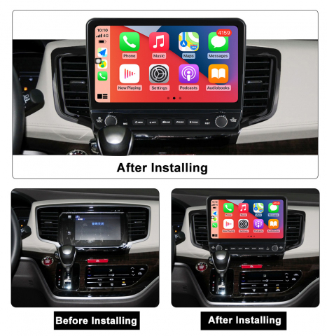 Navigatie dedicata Honda Odyssey 2015-2019 cu butoane rotative model 2024, 4 GB RAM 64 ROM, Quadcore, Android 13, Display QLED, 10", DSP, Carplay, Android Auto, Internet, Youtube , Waze , WI-FI [3]