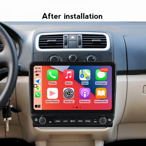 Navigatie dedicata Skoda Fabia 2007-2014 cu butoane rotative model 2024, 10 Inch, 2GB RAM 32GB ROM, Quadcore, Android 13, WiFi, Bluetooth, Magazin Play [2]