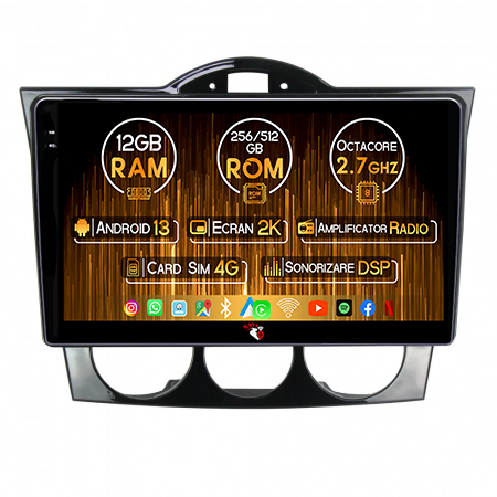 Mazda - Navigatie dedicata Mazda RX-8 2008-2021, 12GB RAM 256GB ROM, Android 13, Rezolutie 2K, Display QLED, 9", DSP, Carplay, Android Auto, Internet, Youtube, Waze, Wi Fi, USB