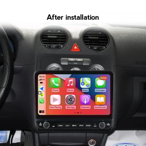 Navigatie dedicata Caddy 3 2004-2010 cu butoane rotative model 2024, 10 Inch, 2GB RAM 32GB ROM, Quadcore, Android 13, WiFi, Bluetooth, Magazin Play [2]
