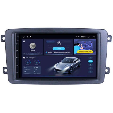 Navigatie dedicata Mercedes Benz W209, W203, 2GB RAM 32GB ROM, Quad Core, Display 7" IPS Full HD, Carplay, Android 13, Bluetooth, Magazin Play, Suport camere AHD [4]