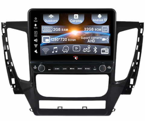 Pajero 2016-2018 - Navigatie dedicata Pajero 2016-2018 cu butoane rotative model 2024, 9 Inch, 2GB RAM 32GB ROM, Quadcore, Android 13, WiFi, Bluetooth, Magazin Play