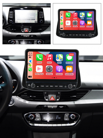 Navigatie dedicata I30 2018 cu butoane rotative model 2024, 10 Inch, 2GB RAM 32GB ROM, Quadcore, Android 13, WiFi, Bluetooth, Magazin Play [2]