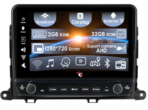 Sienna 2009-2014 - Navigatie dedicata Iveco Daily 2013-2020 cu butoane rotative model 2024, 9 Inch, 2GB RAM 32GB ROM, Quadcore, Android 13, WiFi, Bluetooth, Magazin Play